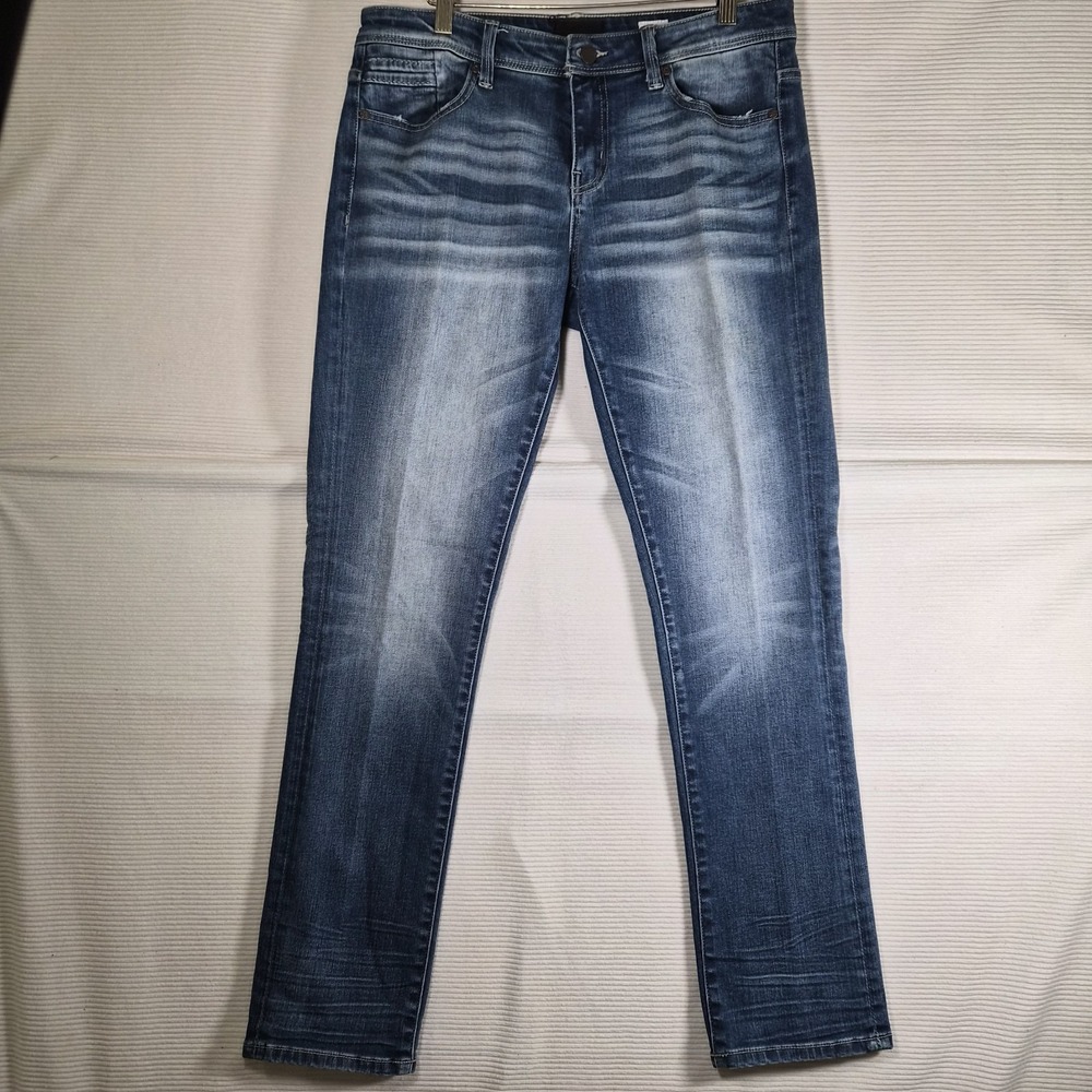 Buckle Black Fit 76 Straight Jeans 28x32 Candiani Italian Denim Stretch